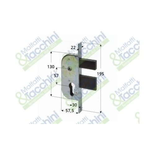 SERR.CISA ART.42420   E.30   CON CILINDRO TONDO